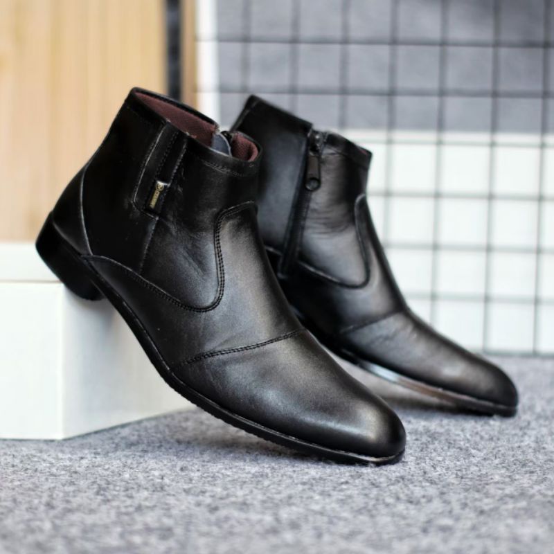 Sepatu Pantofel Pria Kulit Asli Original CEVANY CEVANY FOX BLACK SERIES Sepatu Formal Original CEVAN