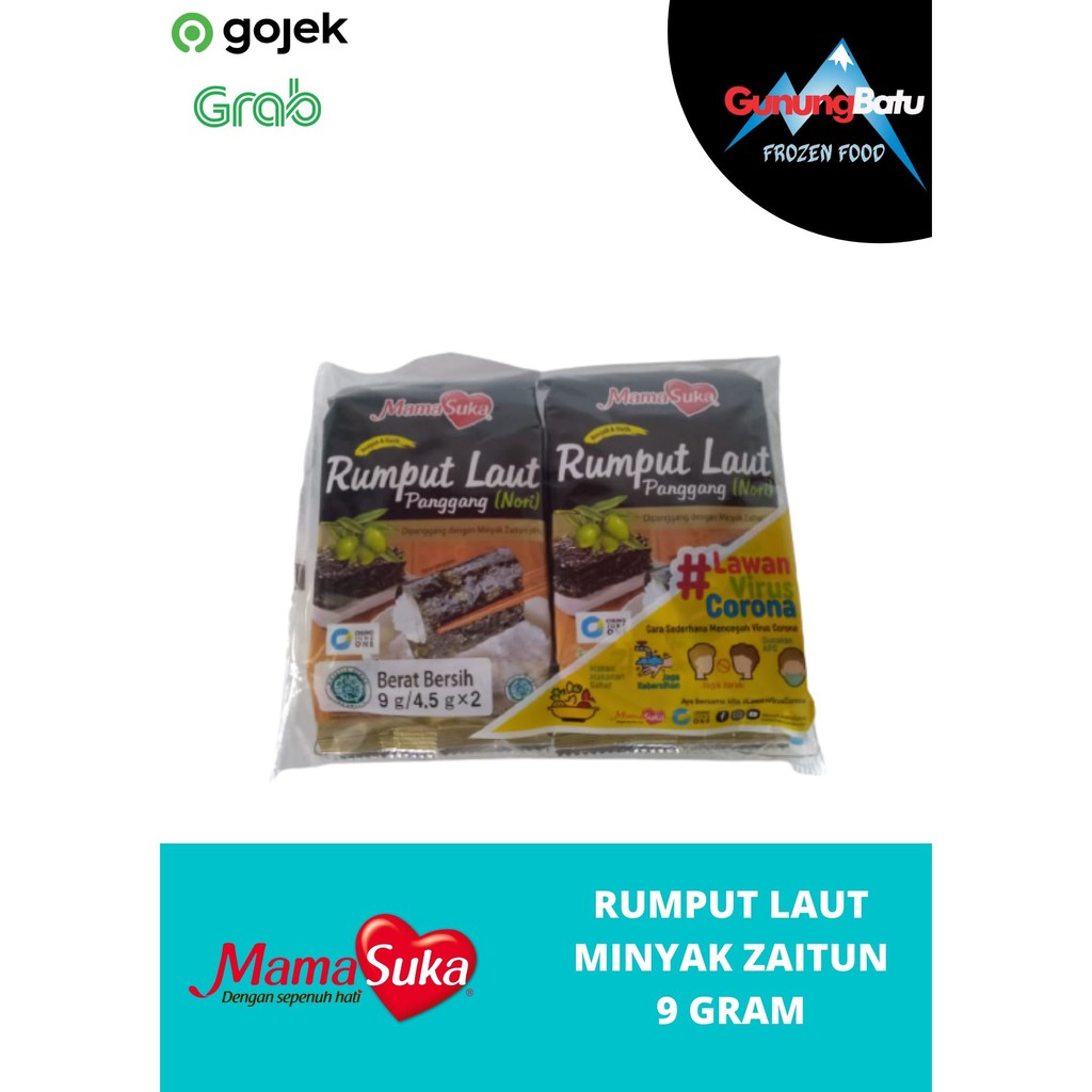 

MAMA SUKA NORI MINYAK ZAITUN 9 GRAM