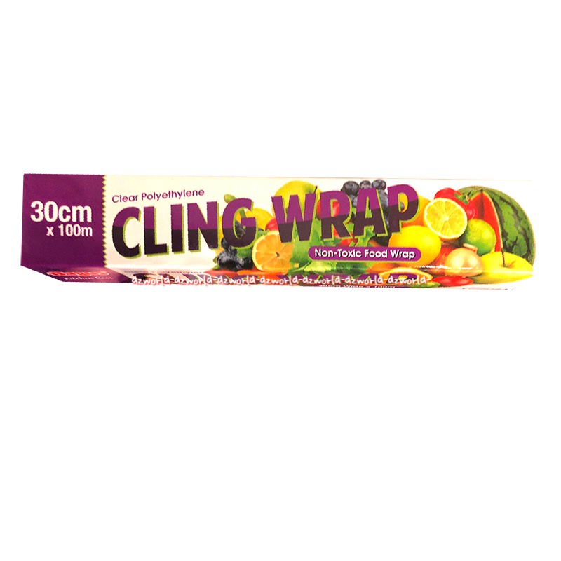 Bagus Cling Wrap Clear Polyethyien 30x100m Plastik Wrapping Plastik Bening Putih Untuk Bungkus Makan