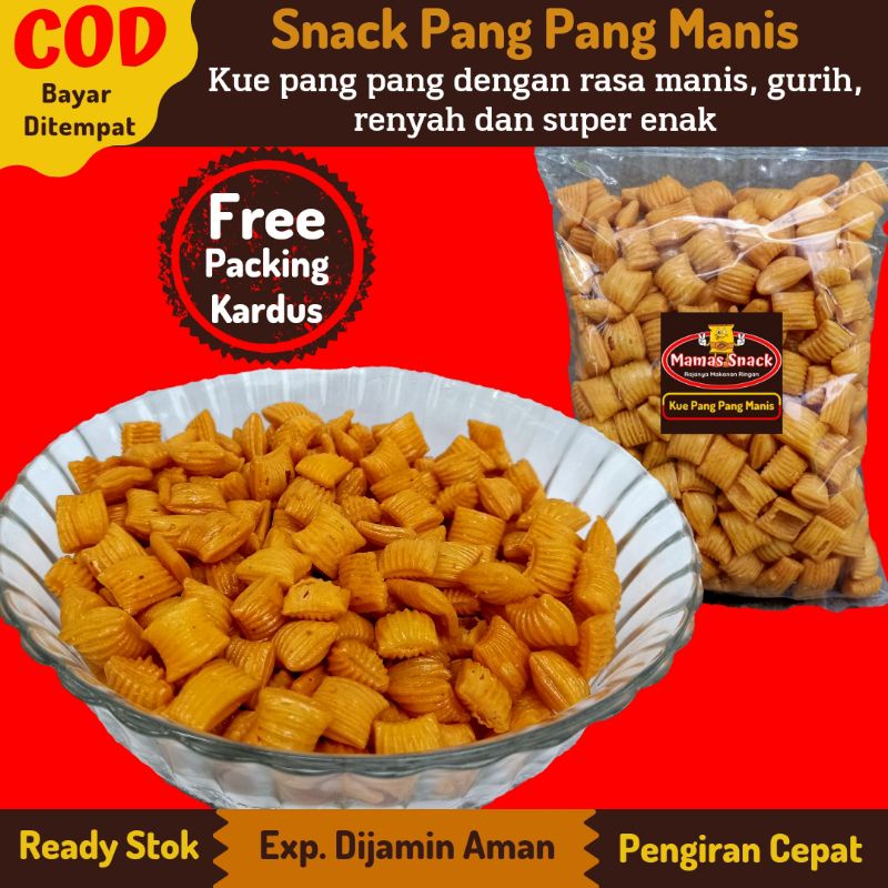 

Snack Kue Pangpang Manis 200 Gram Cemilan Kiloan Pangpang Kue Bantal Makanan Ringan Jajanan Jadul Enak Murah dan Halal Oleh Oleh Tradisional