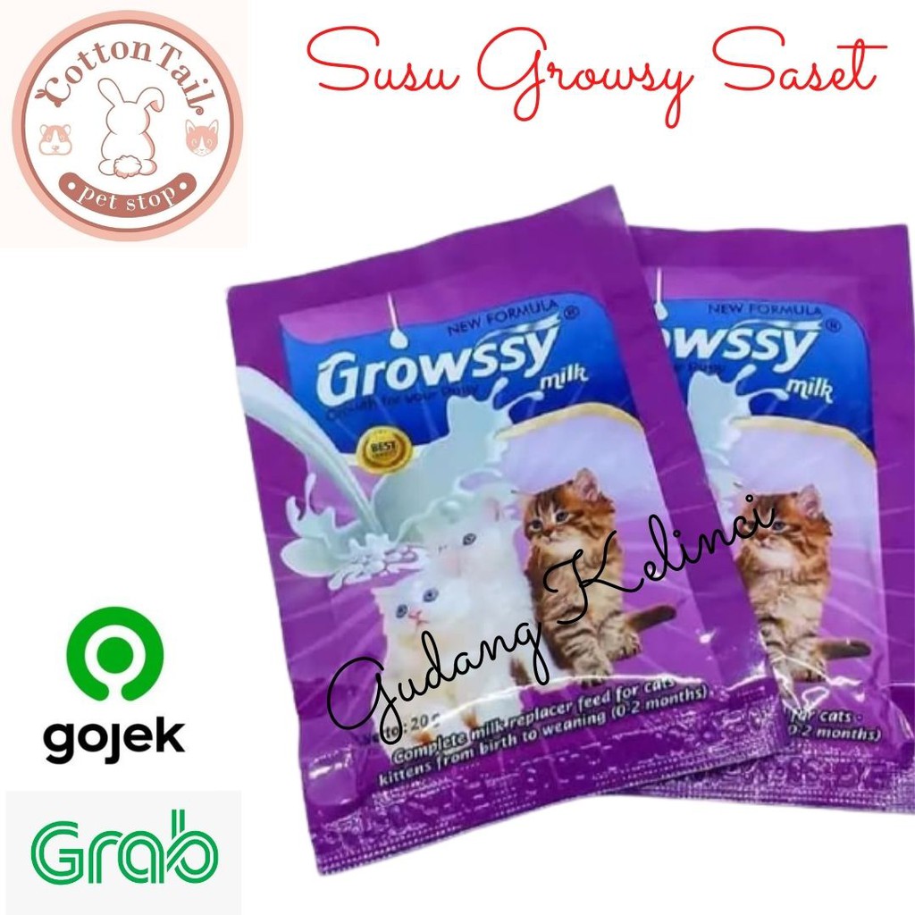 Susu Kucing Growssy 20Gr SASET / Sachet Growsy Milk Cat