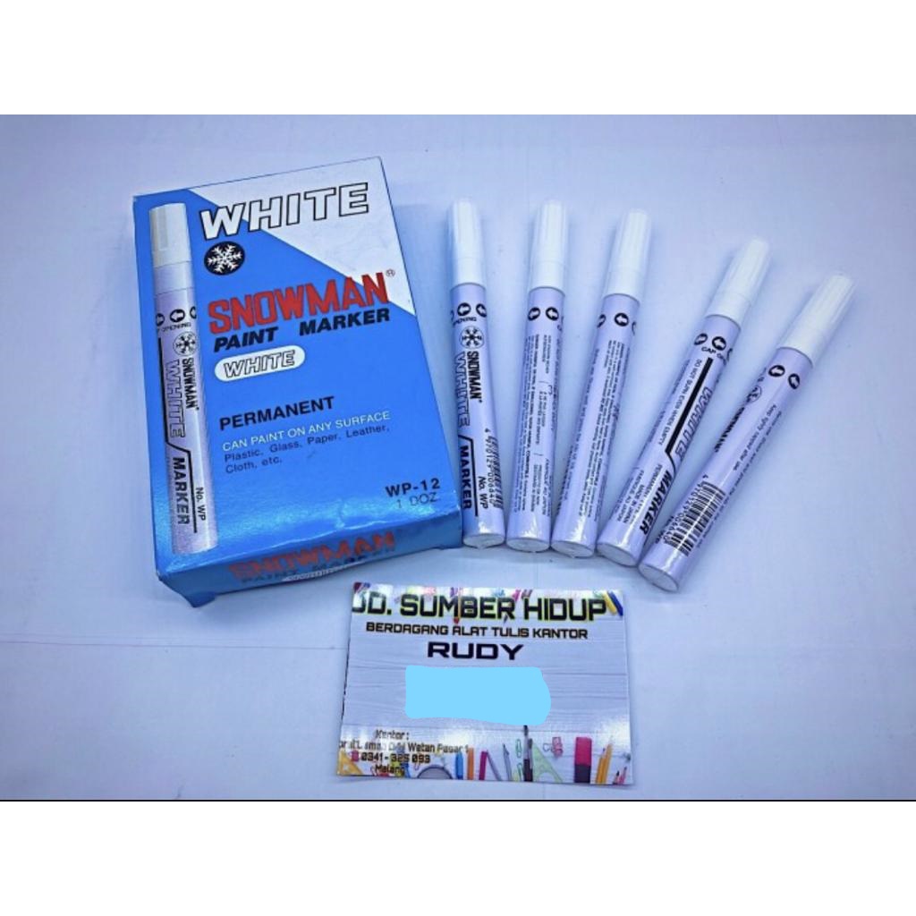 

Snowman Paint Marker Permanent, Harga Persatuan 1 pcs