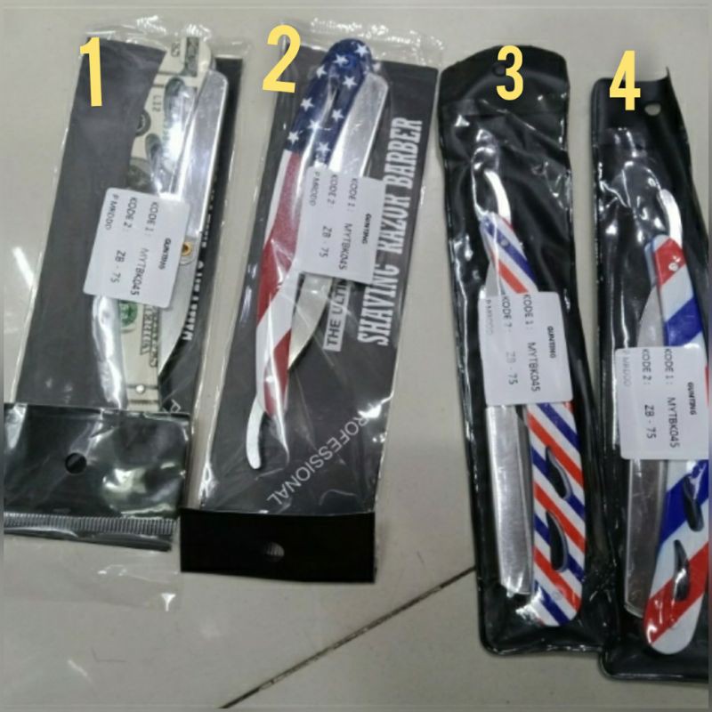 

Gagang Razor isi ulang Barber shop