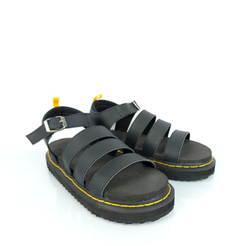 End Year Sale | Sandal Kulit Wanita Casual | Original | Dr Martens | Wedges Wanita | SMURF FOOTWEAR 