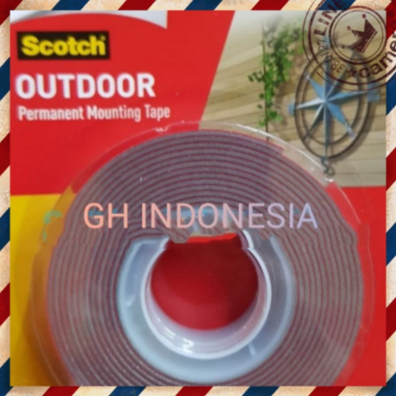 

Double tape outdoor 3M/permanen mounting