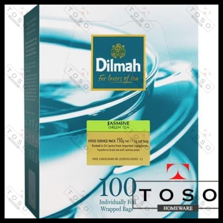 

DISKON TERBATAS !!! TEH DILMAH TEA 100 SACHET JASMINE TERLARIS