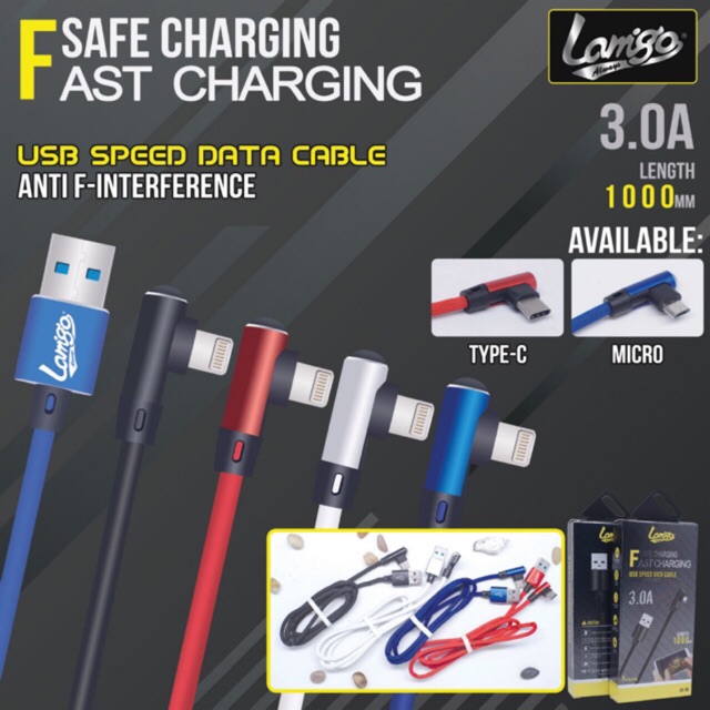 KABEL DATA LAMIGO KC 88 Quick Charging 3.0