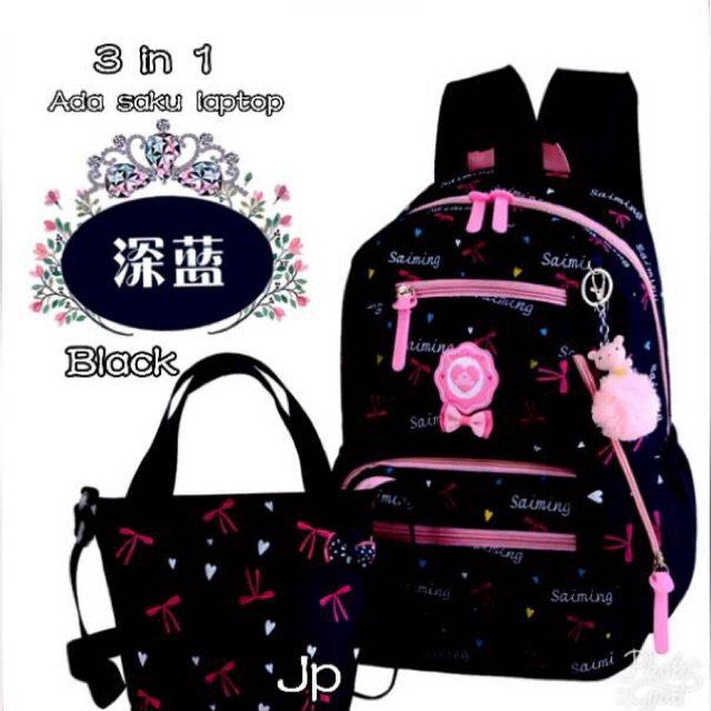 

Backpack set pita 3 in 1