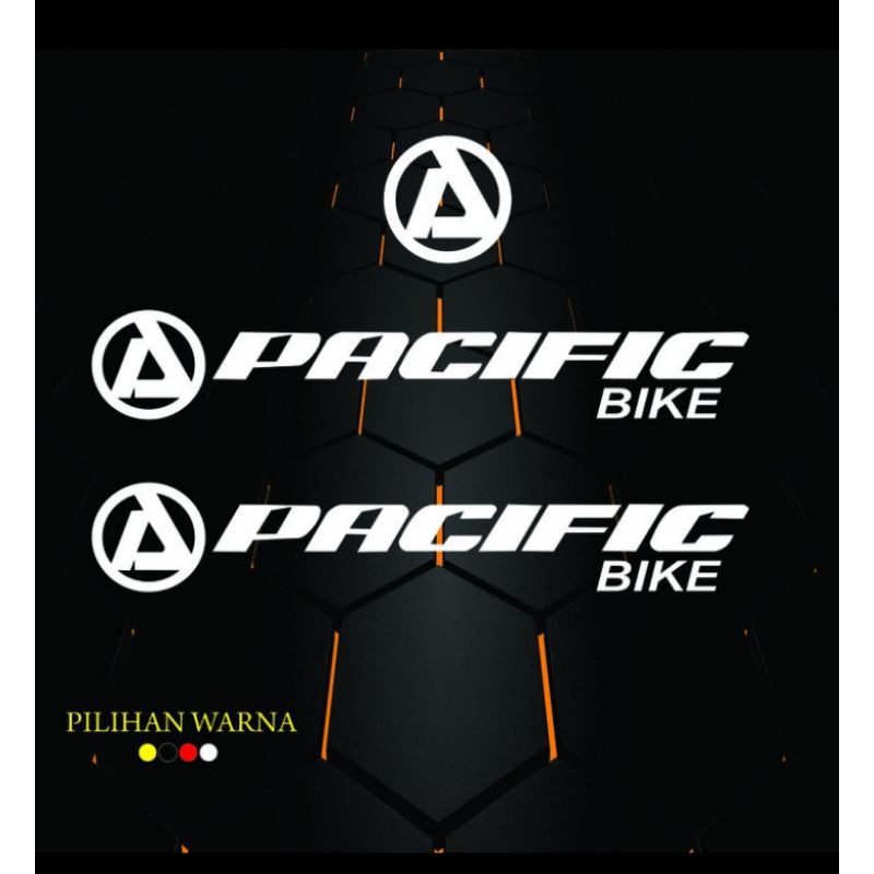 Cutting Sticker Sepeda Pasific Bike/Sticker Sepeda Pasific