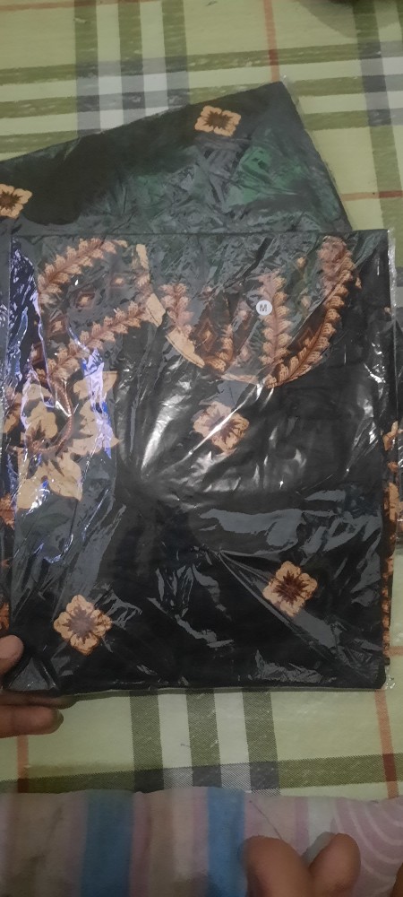 Batik Couple Keluarga Sania Ruffle Ori Ndoro Jowi Dnt Motif Candi
