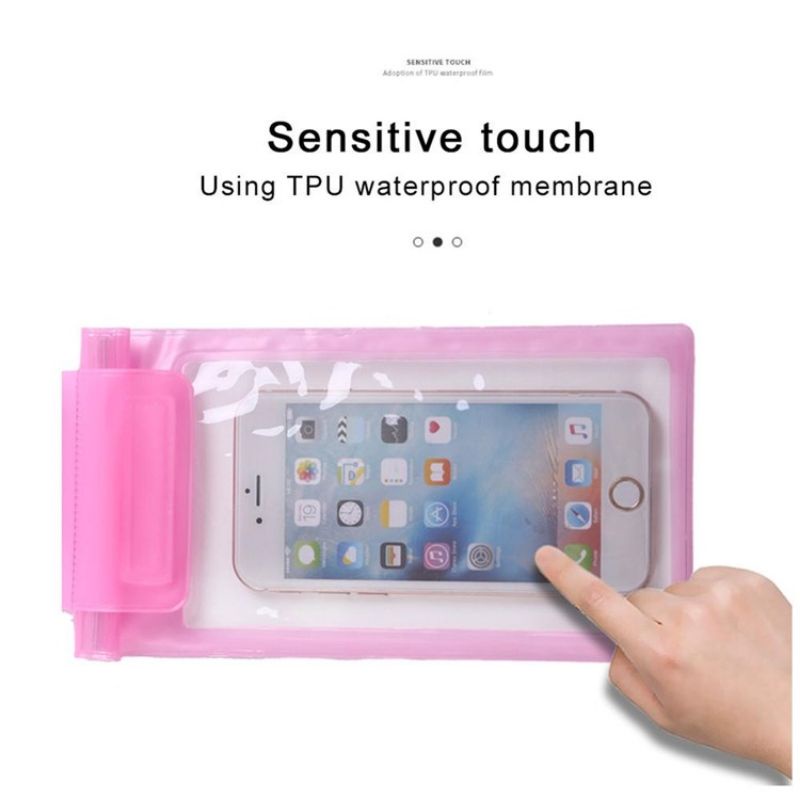 Waterproof case / Tas anti air untuk smartphone ukuran xl