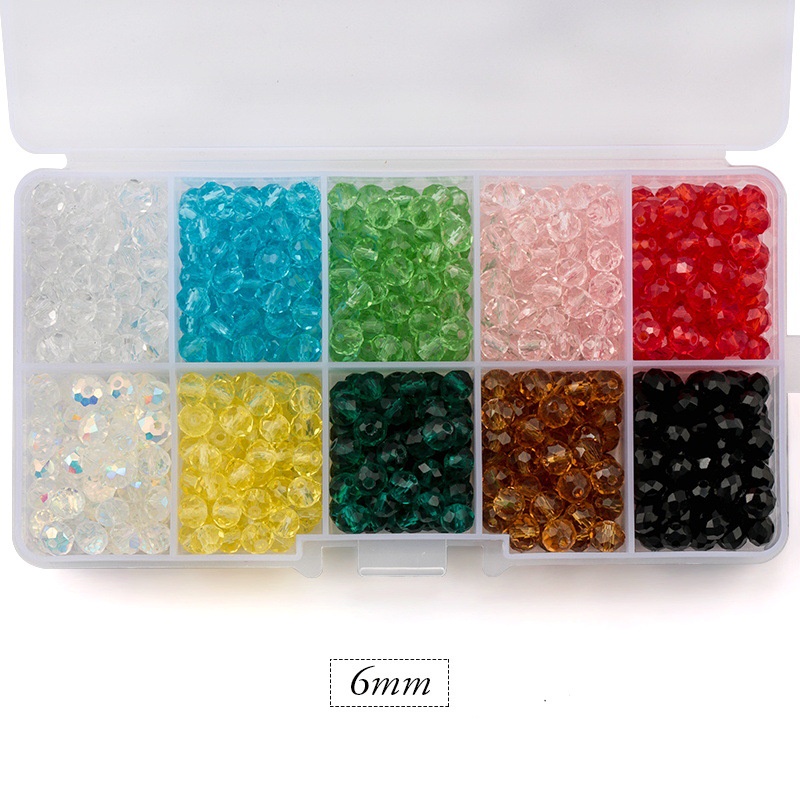 4/6mm Beads Kristal putaran beads Faceted Austria bead bordir untuk membuat Perhiasan Warna Terlaris