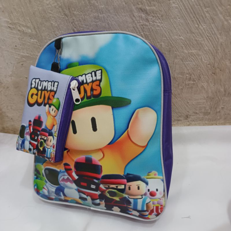 tas ransel anak karakter Stumble guys/tas ransel anak paud ~tk