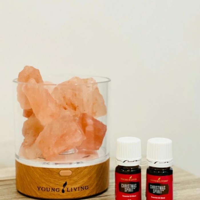 Himalayan salt diffuser bundle oil Young Living Original