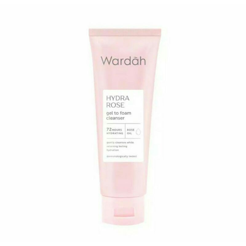 Wardah Hydra Rose facial foam cleanser 100ml