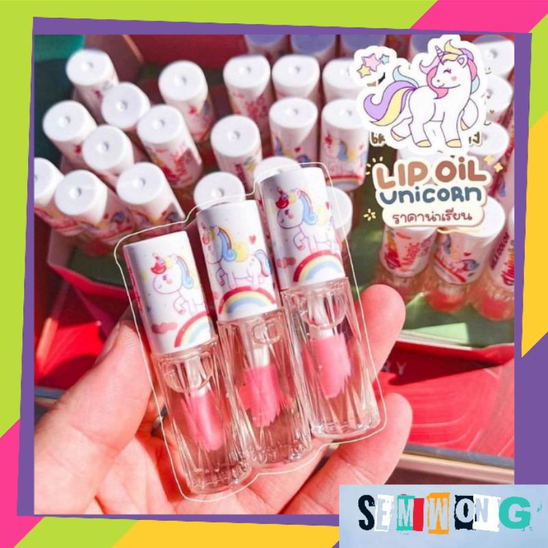 [Per Batang] Mila Color Lip Oil Unicorn Mini