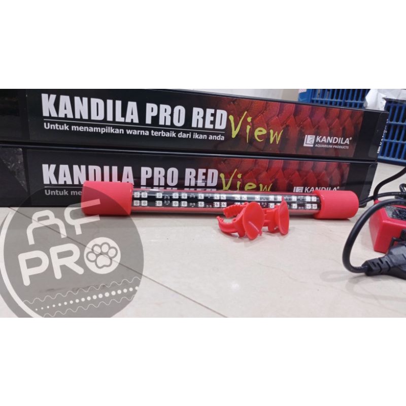 PROMO MURAH LAMPU AQUARIUM KANDILA PRO RED VIEW 400 + PACKING PIPA