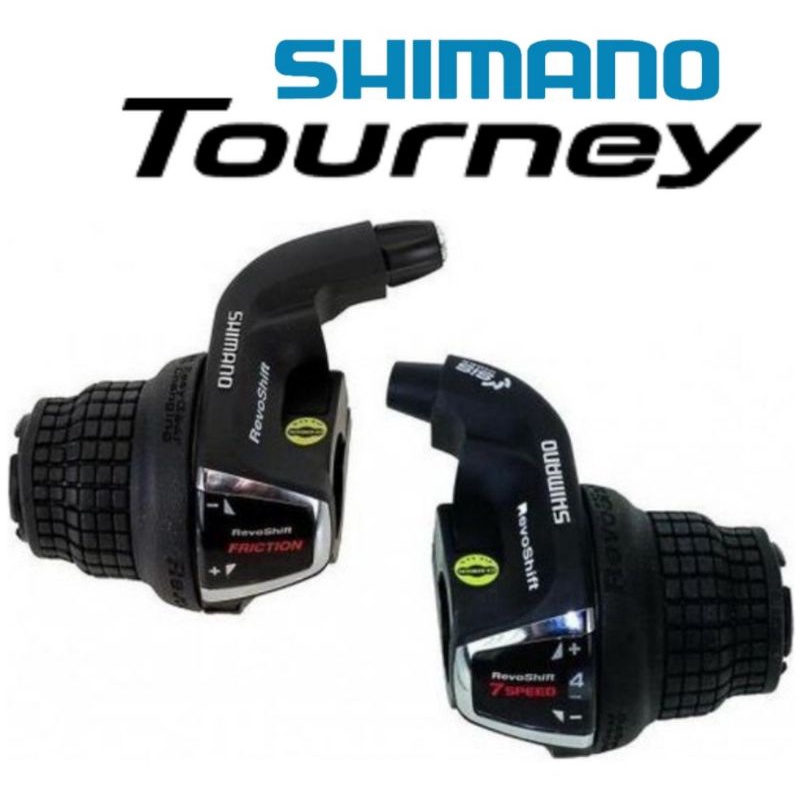Manettes Shimano Revoshift 7 vitesses / 3 plateaux - Équipements vélos