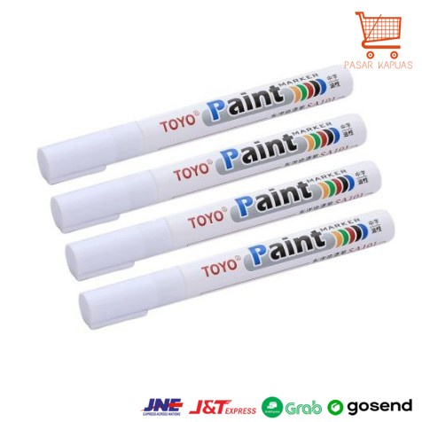 

[ COD ] Spidol Ban TOYO / Paint Marker Toyo (Kualitas Terbaik) / spidol putih