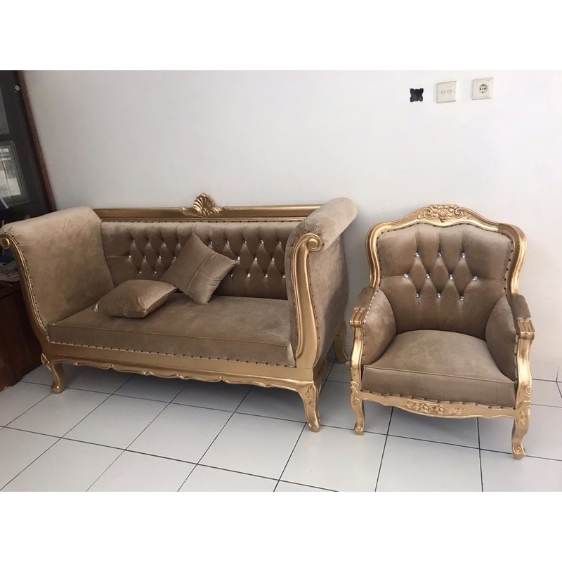 kursi pengantin/tamu jati jepara second like new