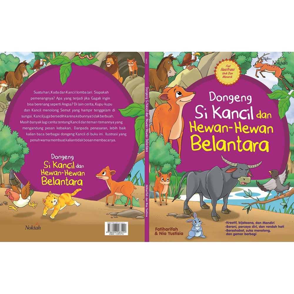 Buku Anak Murah Dongeng Si Kancil Dan Hewan Hewan Belantara