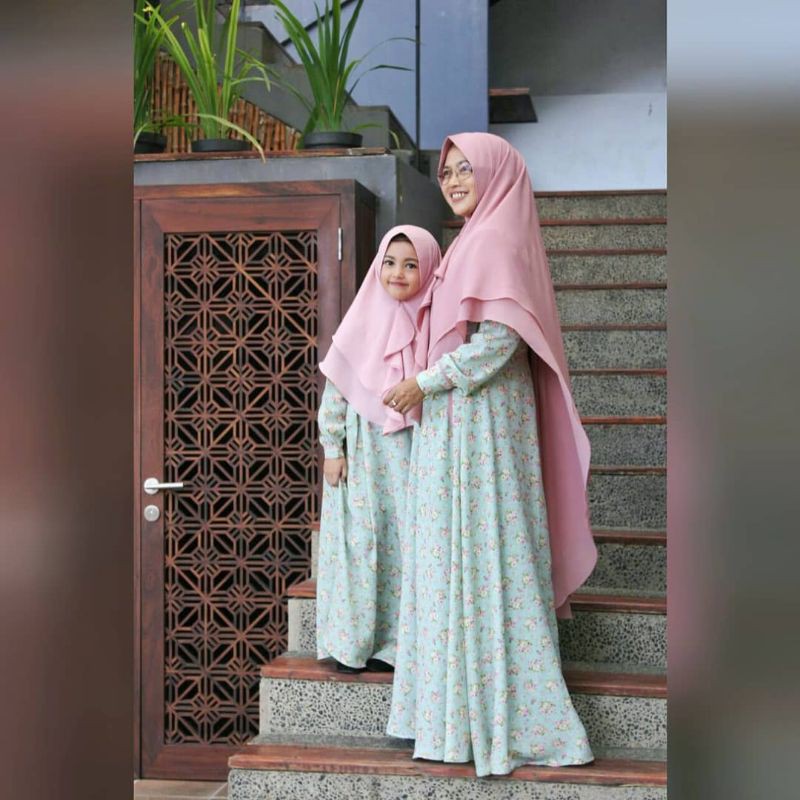 FLOWER KIDS by SHARAREA - Gamis anak set baju anak setelan dress anak hijab kids kerudung anak