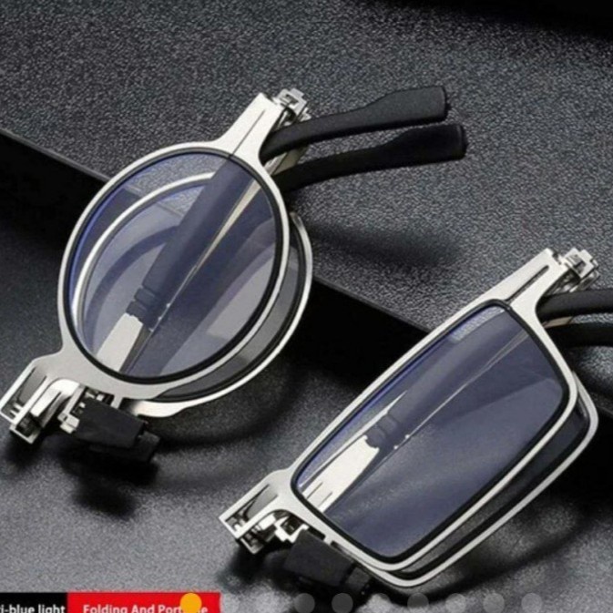 Screwless Ultra Light Titanium Folding Glasses - Kacamata Baca