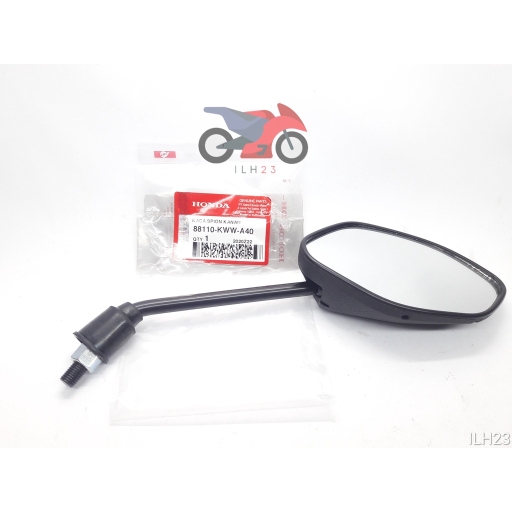 Spion Kanan / Mirror Assy R Supra X 125 Fi - Revo 110 New Original Honda 88110-KWW-A40