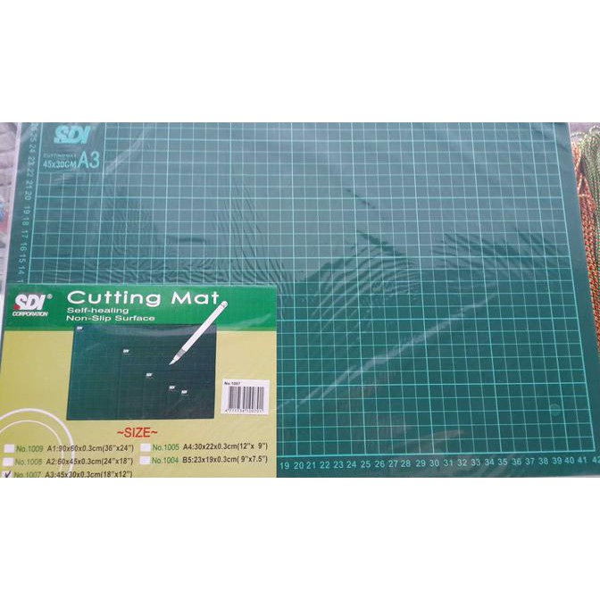 

Produk Unggulan] Cutting Mat / Alas Potong Sdi A3 (45 X 30 X 0,3 Cm)