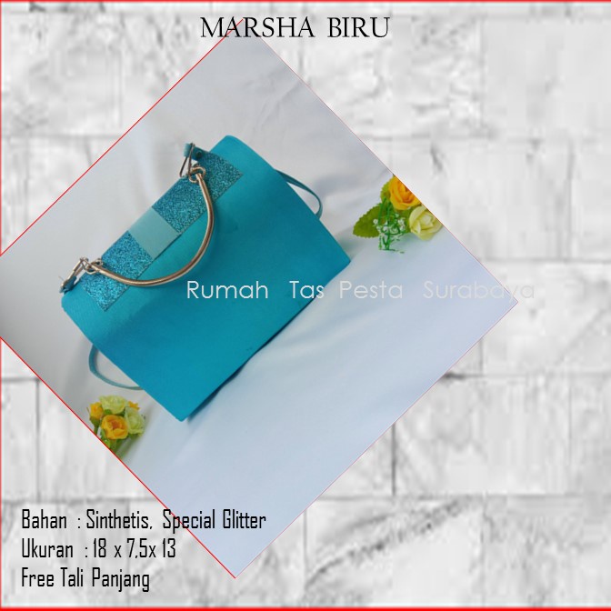 Tas Murah,Tas Mewah,Tas Selempang,MARSHA BIRU