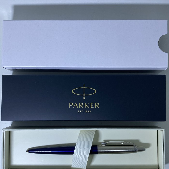 

Dijual Pulpen Parker New Jotter Royal Blue ( Biru ) Ct ( Klip Silver ) Gilaa!!!
