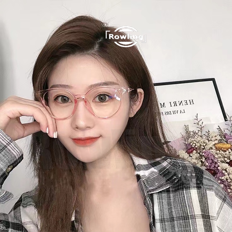 {Barang Tiba Pembayaran}Kacamata  Putaran Wanita Pria Dan Wanita Yang Nyaman-8