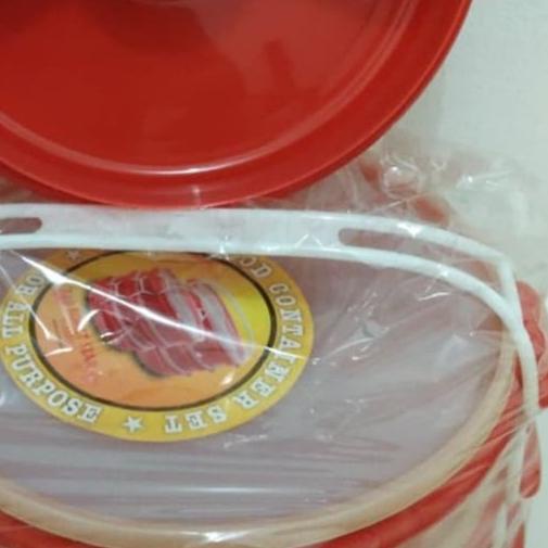 RANTANG CATERING SUSUN 3 BULAT PLASTIK / BOX CATERING SS 3 OMPRENG KOTAK MAKANAN