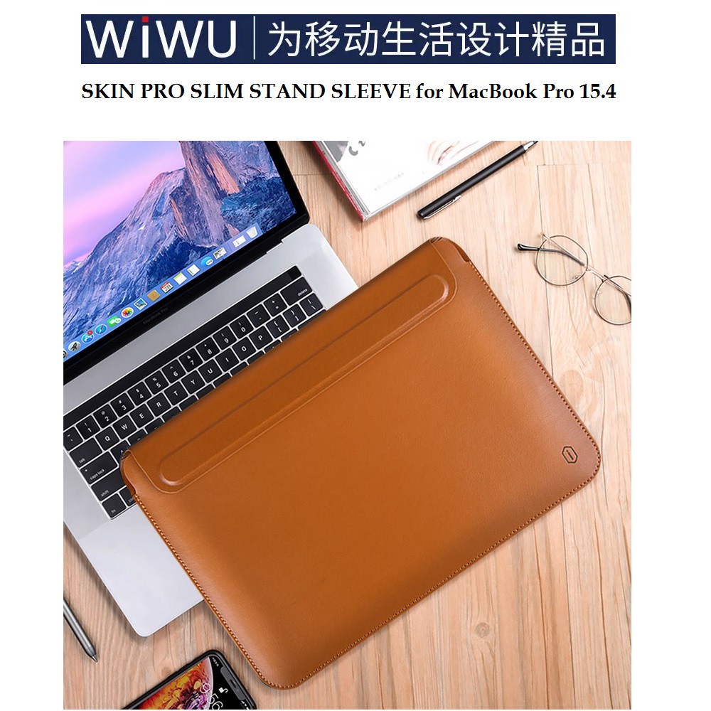 AKN88 - WIWU SKIN PRO Slim Stand Sleeve MacBook Pro 15.4