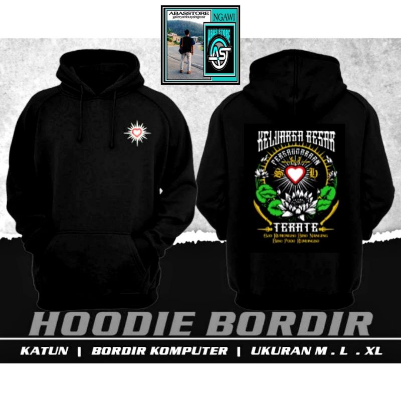 Hoodie PSHT Hoodie Sweatshirt Fleece Katun Hoodie Terbaru Hoodie Bordir PSHT Jaket Bordir SH Terate 