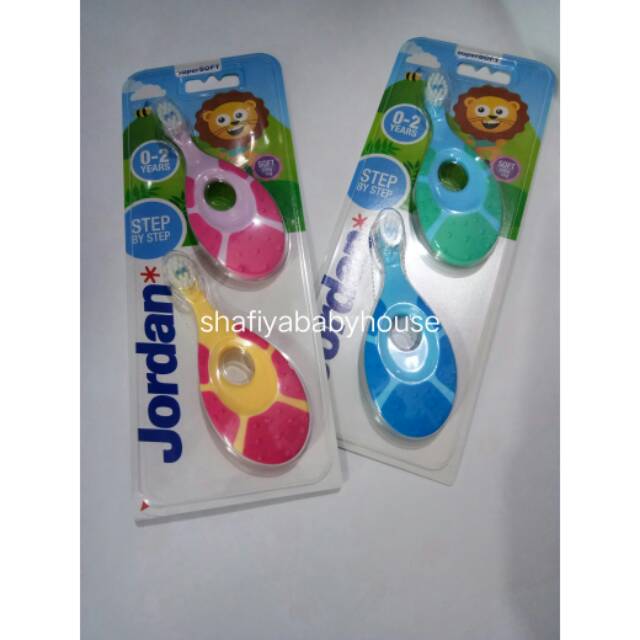 Jordan Step 1 Baby Toothbrush Twin Sikat Gigi Bayi [2 pcs]