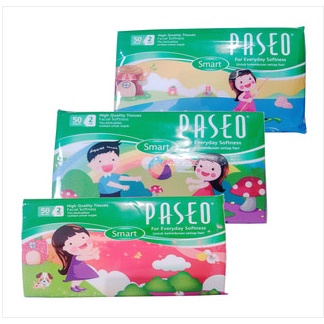 RC TISSUE PASEO SMART TRAVEL PACK 2PLY ISI 50 SHEET MURAH