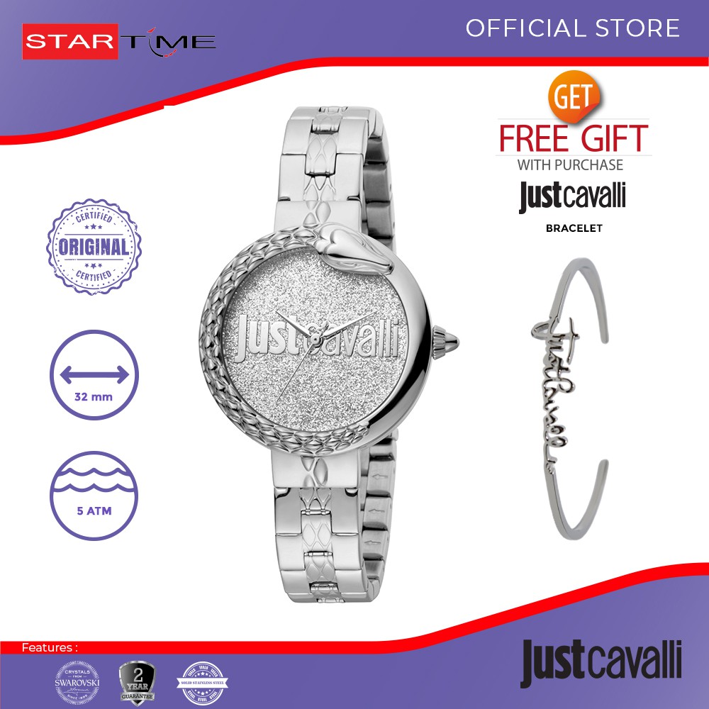 Jam Tangan Just Cavali Jam Tangan Wanita JC1L097M0115 Original