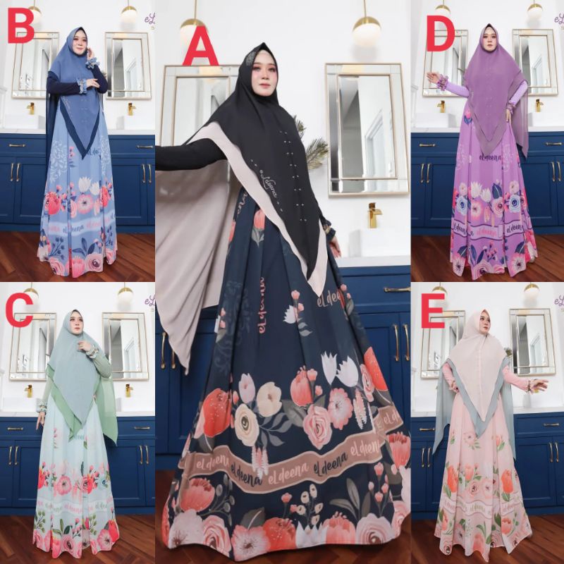 ZAHWZA SERIES / ORIGINAL EL.DEENA SYARI BY KANAYA SYARI / SET KHIMAR