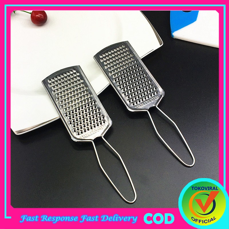 Parutan Keju Stainless Steel / Parutan Serbaguna / Peralatan Dapur / Peralatan Memasak / Parutan TM-122