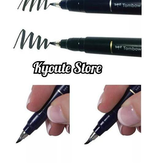 

TERMURAH 8.8 Tombow Fudenosuke Soft Hard Tip Brush Pen Lettering Kaligrafi Tipografi Marker Drawing