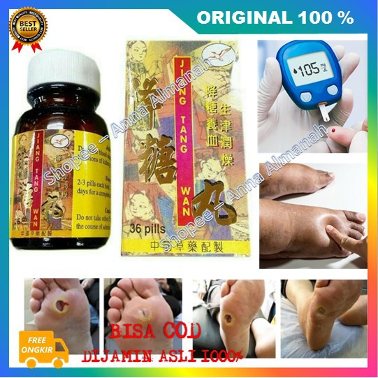 [BISA COD] PROMO Jiang Tang Wan Obat Herbal Mengatasi Diabetes Kencing Manis Ampuh 100% ORIGINAL