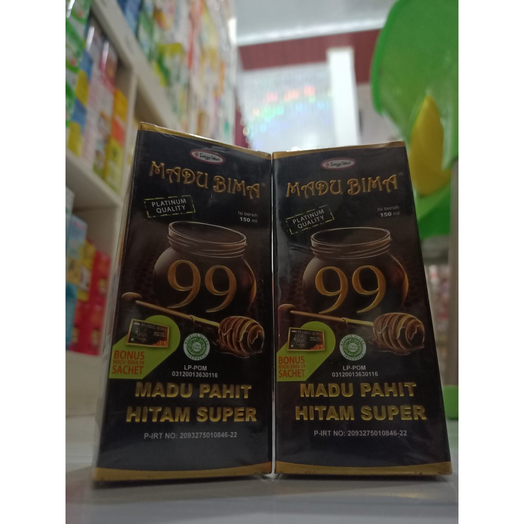 

Madu Bima 99, Madu Pahit Hitam Super ( 150 ml )