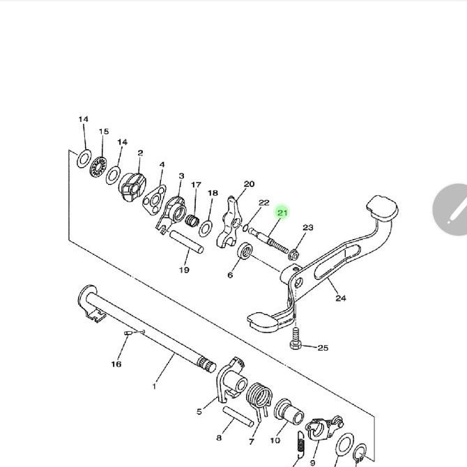 Premium BAUT SETELAN KOPLING YAMAHA CRYPTON VEGA JUPITER Z 4GL-18186-00 Kualitas Oke