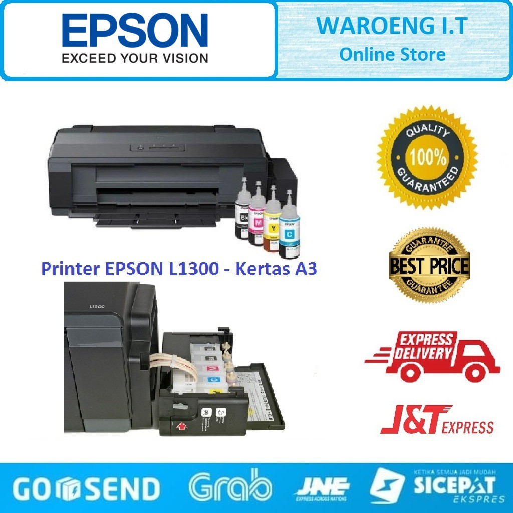 

Printer Photo EPSON L1300 L 1300 L-1300 A3 Hitam