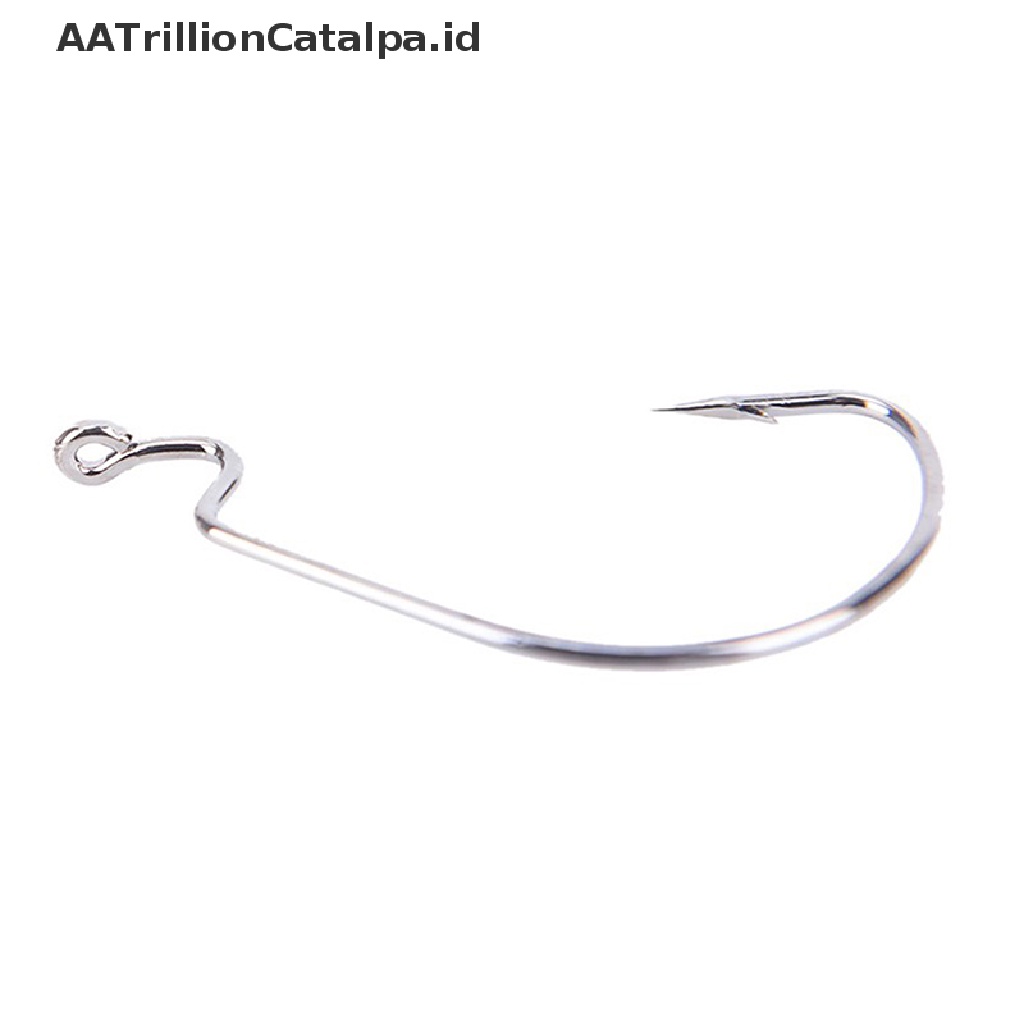 Aatrillioncatalpa 10Pcs / lot Kail Pancing Bahan Carbon Steel