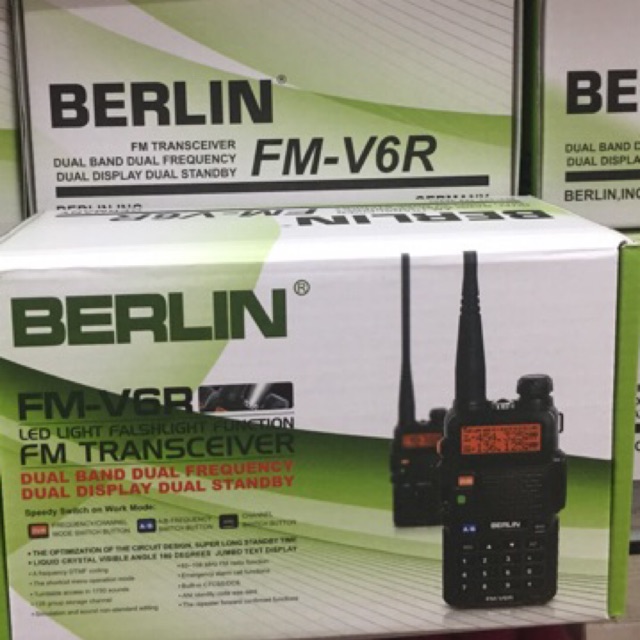 HT BERLIN FM-F6R DUALBAND UHF/VHF