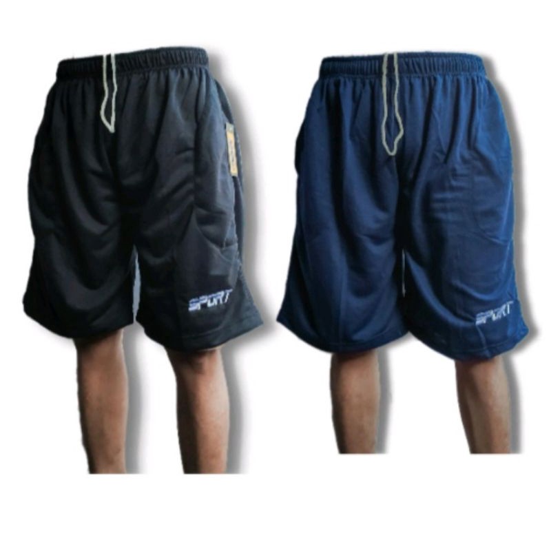 Paket isi 2 PC celana  pendek peria  boxer  olahraga sedang XL fit XXL