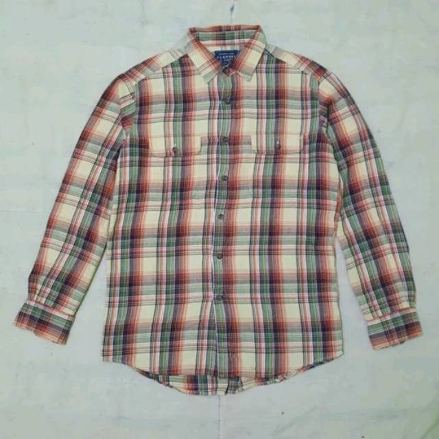 UNIQLO Flanel kemeja katun flannel workshirt denim