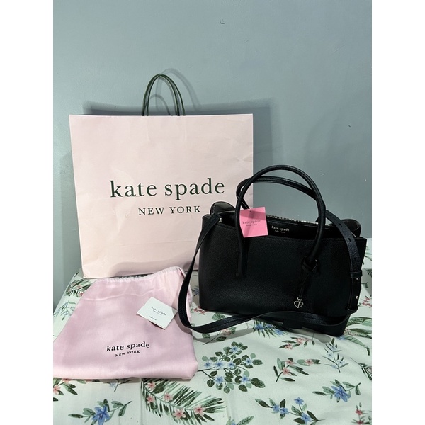 New Kate Spade Margaux large satchel black